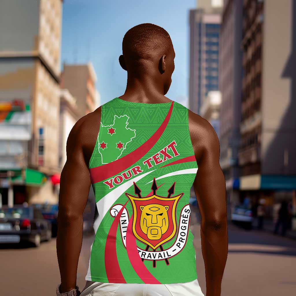 Personalized Burundi Men Tank Top 63rd Anniversary of Independence