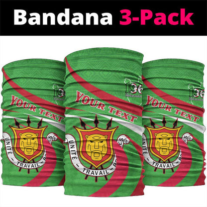 Personalized Burundi Neck Gaiter 63rd Anniversary of Independence LT15