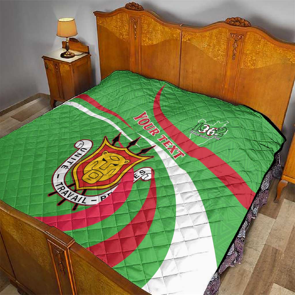 Personalized Burundi Quilt 63rd Anniversary of Independence