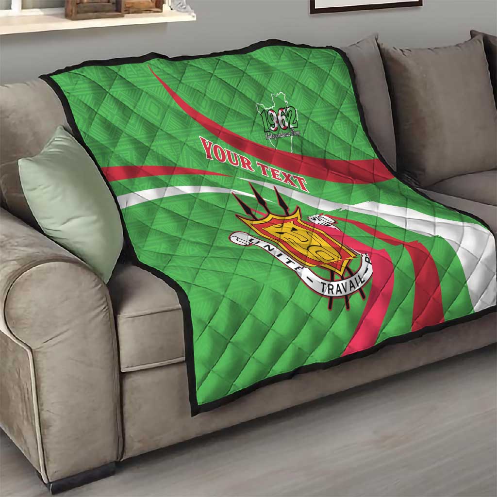 Personalized Burundi Quilt 63rd Anniversary of Independence