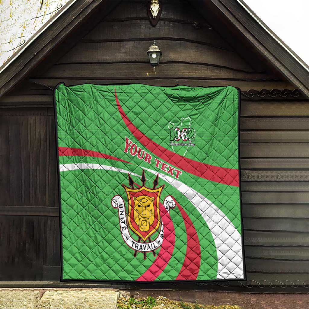 Personalized Burundi Quilt 63rd Anniversary of Independence