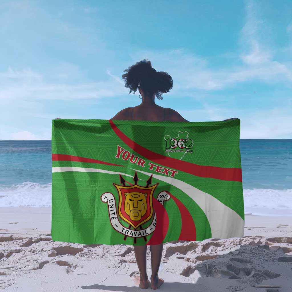 Personalized Burundi Sarong 63rd Anniversary of Independence