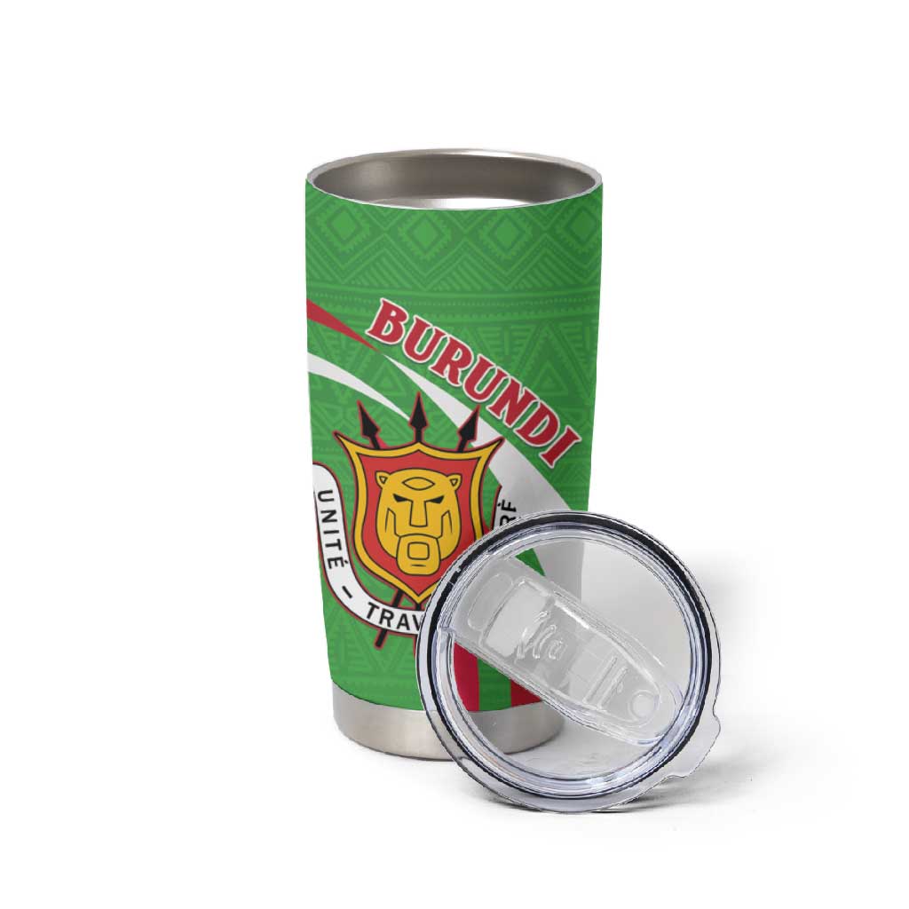 Personalized Burundi Tumbler Cup 63rd Anniversary of Independence