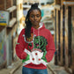 Personalized Jamhuri ya Burundi Hoodie Lion With Coat Of Arms - Flag Style