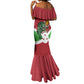 Personalized Jamhuri ya Burundi Mermaid Dress Lion With Coat Of Arms - Flag Style