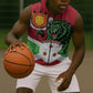 Personalized Jamhuri ya Burundi Sleeveless Zip Hoodie Lion With Coat Of Arms - Flag Style - African Pride
