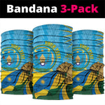 Personalized Happy Rwanda Independence Day Neck Gaiter Coat Of Arms Map LT15