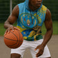 Personalized Happy Rwanda Independence Day Sleeveless Hoodie Coat Of Arms With Map - African Pride