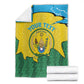 Personalized Jamhuri ya Rwanda Blanket Coat Of Arms Imigongo Pattern