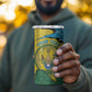 Personalized Jamhuri ya Rwanda 4 in 1 Can Cooler Tumbler Coat Of Arms Imigongo Pattern