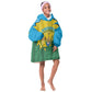 Personalized Jamhuri ya Rwanda Kid Wearable Blanket Hoodie Coat Of Arms Imigongo Pattern