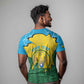 Personalized Jamhuri ya Rwanda T shirt Coat Of Arms Imigongo Pattern