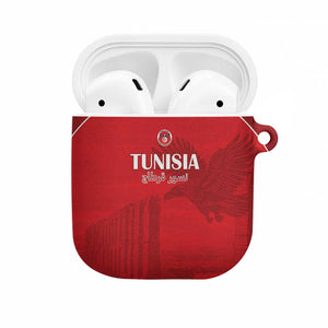 Tunisia Football AirPods Case Red Eagles of Carthage