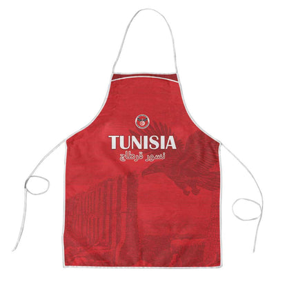Tunisia Football Apron Red Eagles of Carthage