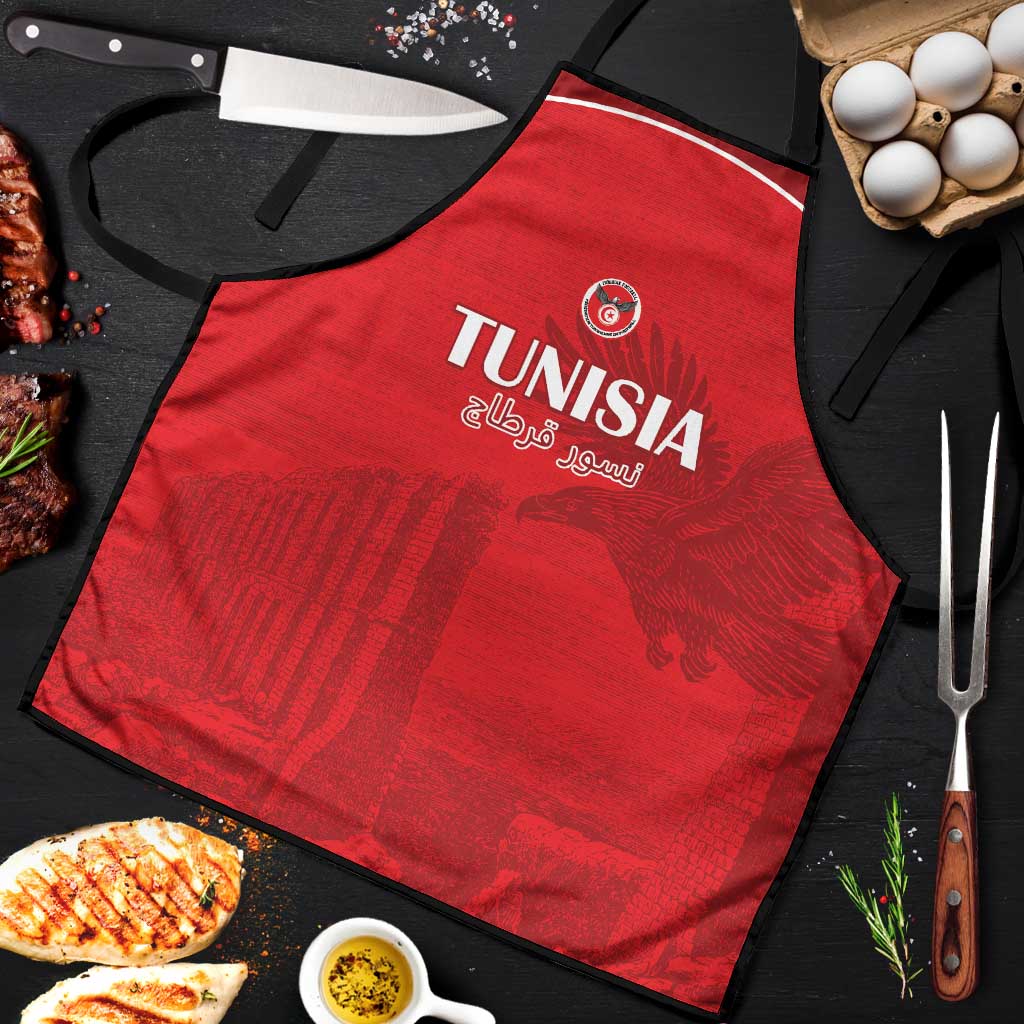 Tunisia Football Apron Red Eagles of Carthage