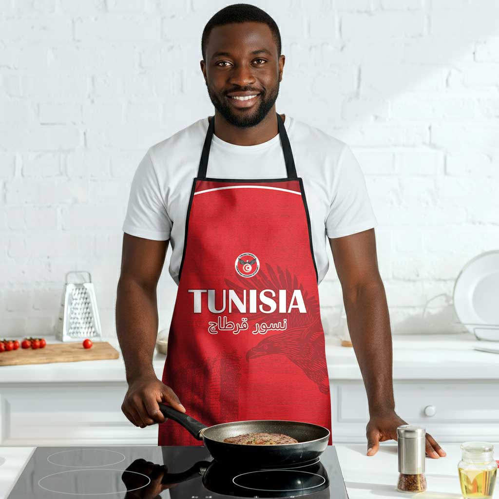 Tunisia Football Apron Red Eagles of Carthage