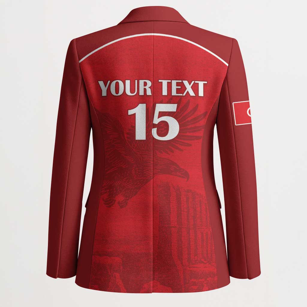 Custom Tunisia Football Blazer Red Eagles of Carthage
