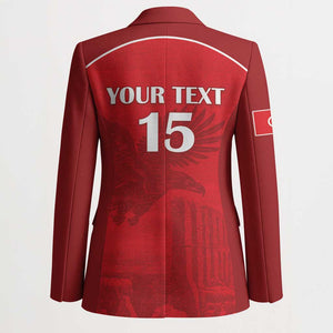 Custom Tunisia Football Blazer Red Eagles of Carthage