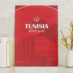 Tunisia Football Canvas Wall Art Eagles of Carthage Go Champion - Red Color - African Pride
