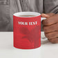 Custom Tunisia Football Ceramic Mug Red Eagles of Carthage