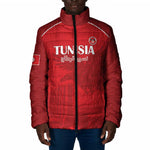 Custom Tunisia Football Padded Jacket Red Eagles of Carthage