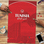 Tunisia Football Puzzle Red Eagles of Carthage