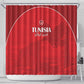 Tunisia Football Shower Curtain Eagles of Carthage Go Champion - Red Color - African Pride