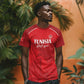 Custom Tunisia Football T shirt Eagles of Carthage Go Champion - Red Color - African Pride