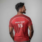 Custom Tunisia Football T shirt Eagles of Carthage Go Champion - Red Color - African Pride