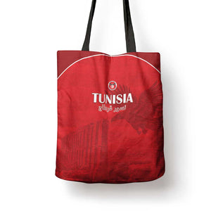 Tunisia Football Tote Bag Red Eagles of Carthage