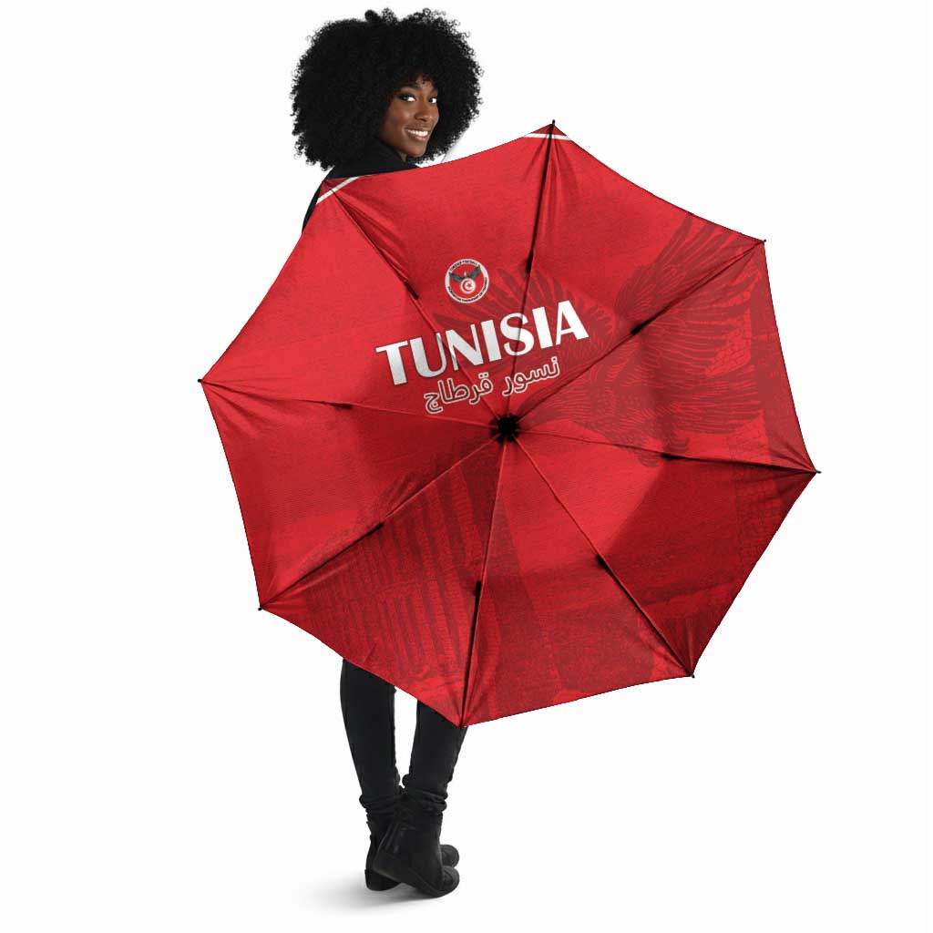 Tunisia Football Umbrella Red Eagles of Carthage
