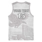 Custom Tunisia Football Basketball Jersey Eagles of Carthage Go Champion - White Color LT15