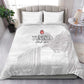 Tunisia Football Bedding Set Eagles of Carthage Go Champion - White Color - African Pride