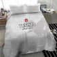 Tunisia Football Bedding Set Eagles of Carthage Go Champion - White Color - African Pride