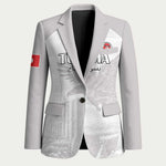 Custom Tunisia Football Blazer White Eagles of Carthage
