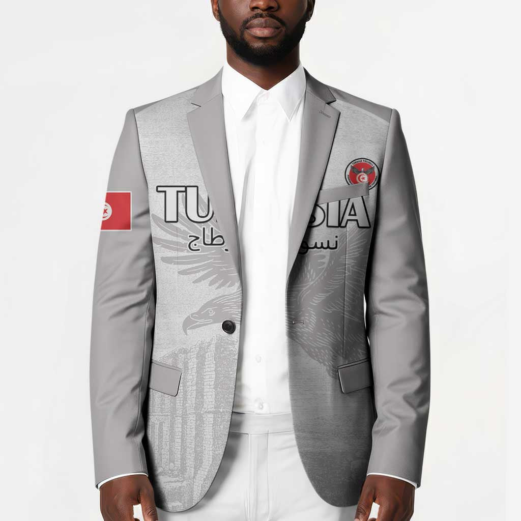 Custom Tunisia Football Blazer White Eagles of Carthage