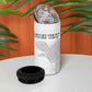 Custom Tunisia Football 4 in 1 Can Cooler Tumbler Eagles of Carthage Go Champion - White Color - African Pride