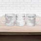 Custom Tunisia Football Ceramic Mug White Eagles of Carthage