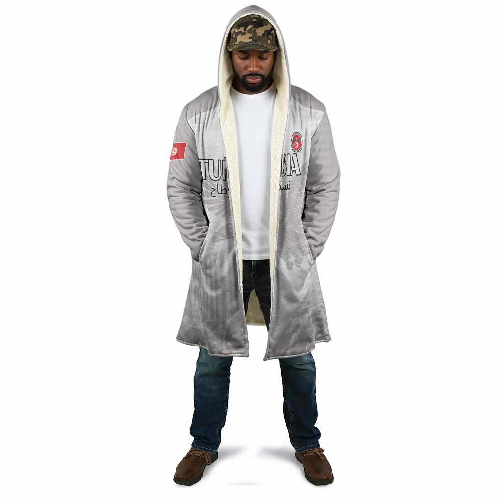 Custom Tunisia Football Cloak White Eagles of Carthage