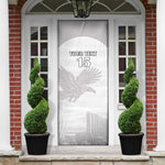 Custom Tunisia Football Door Cover White Eagles of Carthage