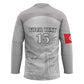 Custom Tunisia Football Hockey Jersey White Eagles of Carthage