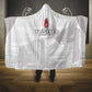 Tunisia Football Hooded Blanket Eagles of Carthage Go Champion - White Color - African Pride
