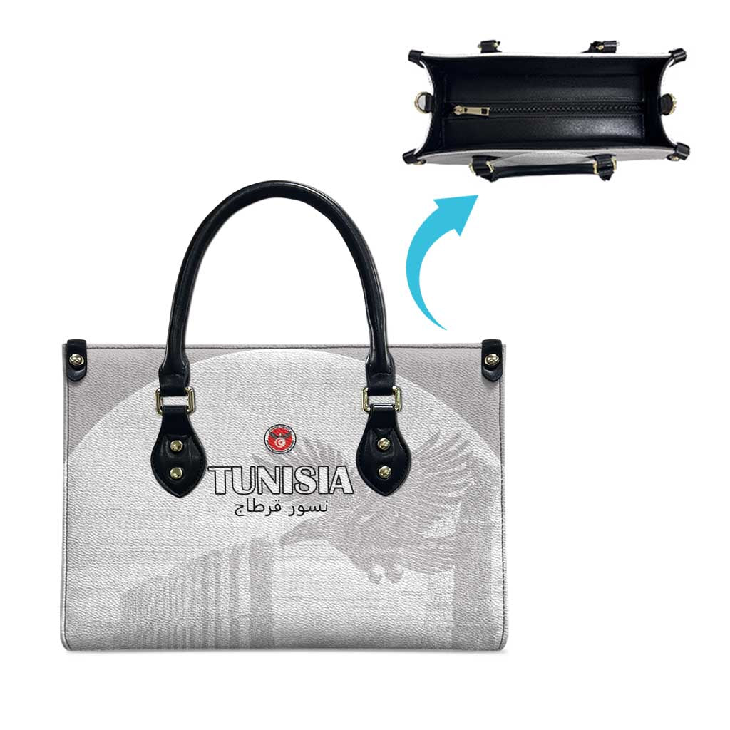 Tunisia Football Leather Bag White Eagles of Carthage