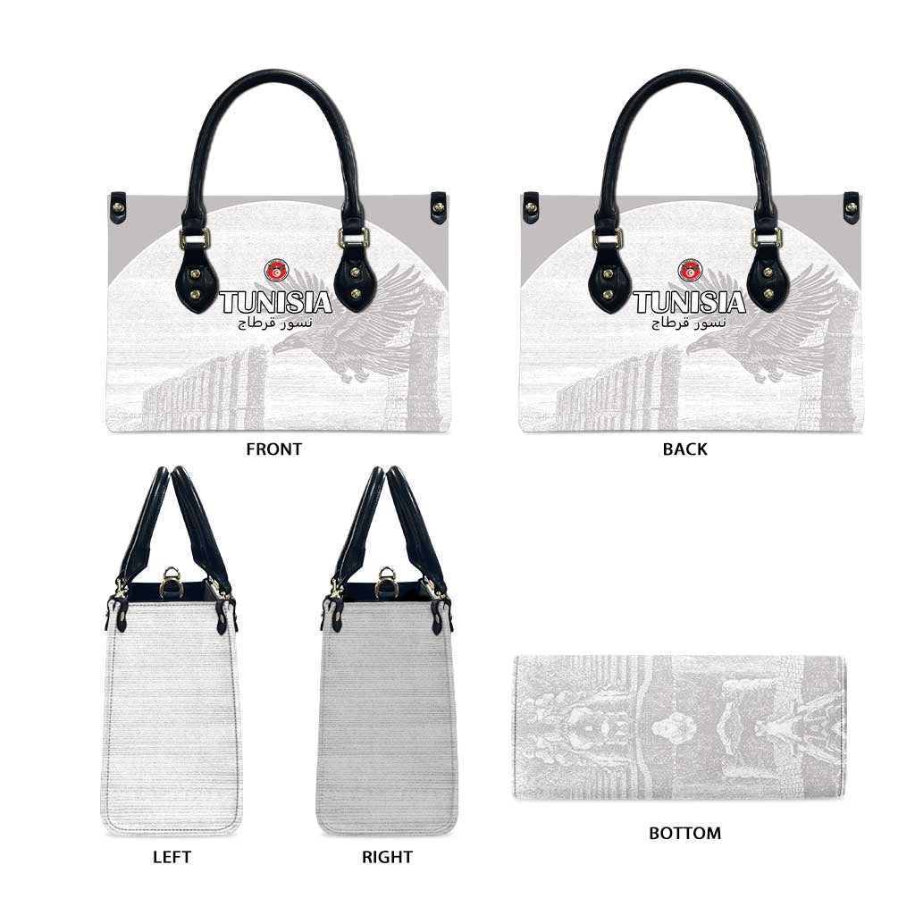 Tunisia Football Leather Bag White Eagles of Carthage