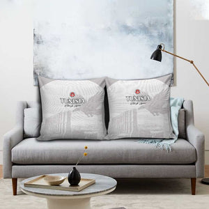 Tunisia Football Pillow Cover White Eagles of Carthage
