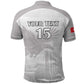 Custom Tunisia Football Polo Shirt Eagles of Carthage Go Champion - White Color - African Pride