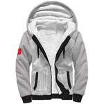 Custom Tunisia Football Sherpa Hoodie Eagles of Carthage Go Champion - White Color - African Pride