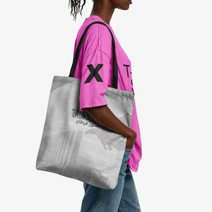 Tunisia Football Tote Bag White Eagles of Carthage