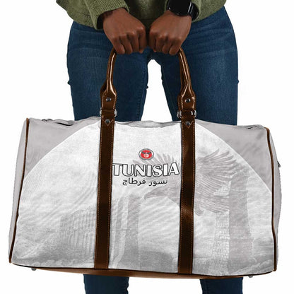 Tunisia Football Travel Bag White Eagles of Carthage