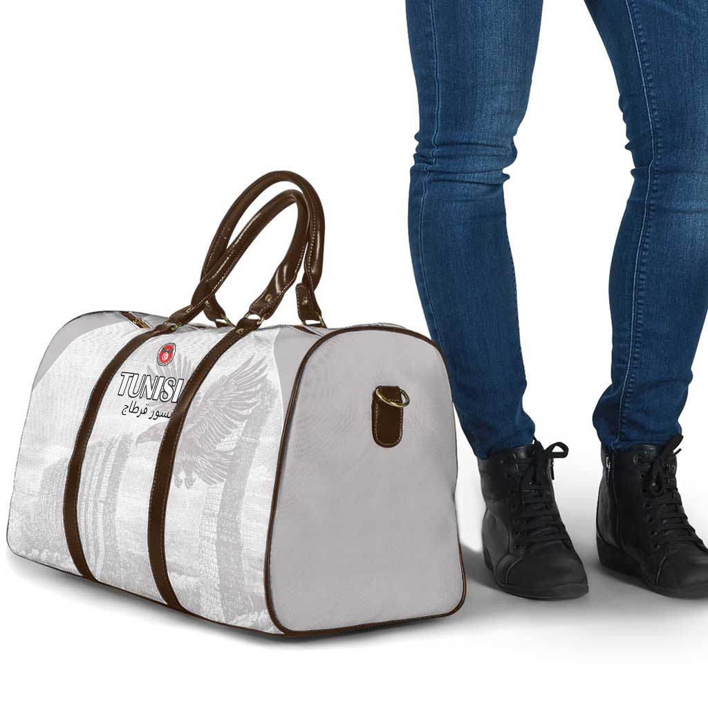 Tunisia Football Travel Bag White Eagles of Carthage